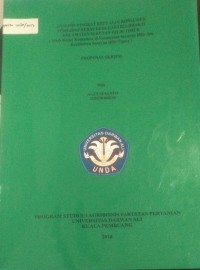 ANALISIS TINGKAT KEPUASAN KONSUMEN TERHADAP BERAS DESA KARTIKA BAKTI KECAMATAN SERUYAN HILIR TIMUR