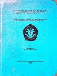 ANALISIS PENGARUH PROMOSI PENJUALAN TERHADAP TINGKAT PENJUALAN VOUCHER ISI ULANG AS ELEKTRIK PRABAYAR TELKOMSEL PADA SUB DEALER BUDI LUHUR DI SAMPIT