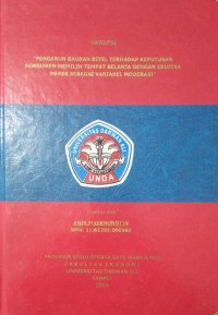 PENGARUH BAURAN RITEL TERHADAP KEPUTUSAN KONSUMEN MEMILIH BELANJA DENGAN EKUITAS MEREK SEBAGAI VARIABEL MODERASI