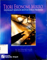 TEORI EKONOMI MIKRO