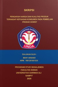 PENGARUH HARGA DAN KUALITAS PRODUK TERHADAP KEPUASAN KONSUMEN PADA PEMBELIAN PRODUK DOWNY