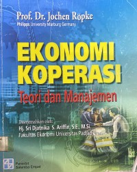 EKONOMI KOPERASI TEORI DAN MANAJEMEN