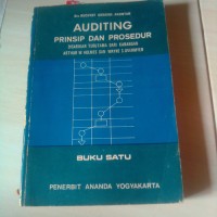 AUDITING PRINSIP DAN PROSEDUR