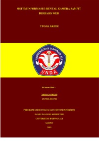 SISTEM INFORMASI E-RENTAL KAMERA SAMPIT BERBASIS WEB