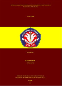 PENERAPAN PERANGKAT PEMBELAJARAN K13 BERBASIS WEB (STUDI KASUS TK KECAMATAN BAAMANG)