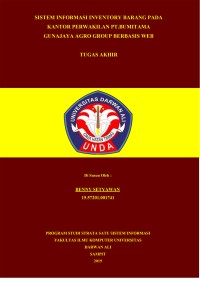 SISTEM INFORMASI INVENTORY BARANG PADA KANTOR PERWAKILAN PT.BUMITAMA GUNAJAYA AGRO GROUP BERBASIS WEB
