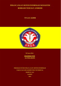 PERANCANGAN SISTEM INFORMASI UKM KOTIM BERBASIS WEB DAN ANDROID