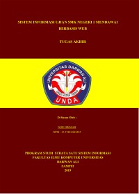 SISTEM INFORMASI UJIAN SMK NEGERI 1 MENDAWAI BERBASIS WEB