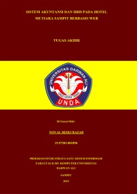 SISTEM AKUNTANSI DAN HRD PADA HOTEL MUTIARA SAMPIT BERBASIS WEB