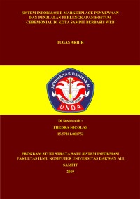 SISTEM INFORMASI E-MARKETPLACE PENYEWAAN DAN PENJUALAN PERLENGKAPAN KOSTUM CEREMONIAL DI KOTA SAMPIT BERBASIS WEB TUGAS