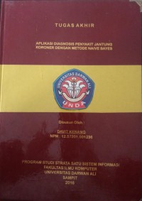 APLIKASI DIAGNOSIS PENYAKIT JANTUNG KORONER DENGAN METODE NAIVE BAYES