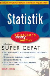 SCHAUM'S EASY OUTLINES STATISTIK UNTUK BISNIS