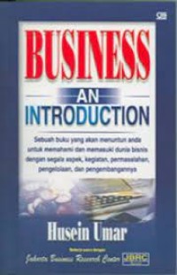 BUSINESS AN INTRODUCTION