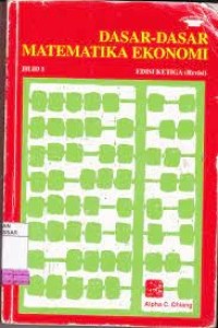 DASAR-DASAR MATEMATIKA EKONOMI