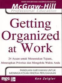 GETTING ORGANIZED AT WORK