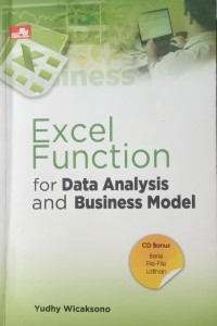 EXCEL FUNCTION FOR DATA ANALYSIS AND BUSINESS MODEL