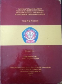 SISTEM INFORMASI AKADEMIK POLITEKNIK NEGERI BANJARMASIN PROGRAM STUDI DI LUAR DOMISILI KOTAWARINGIN TIMUR BERBASIS WEB