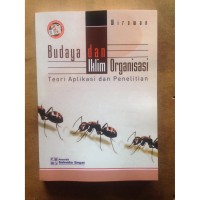 BUDAYA DAN IKLIM ORGANISASI TEORI APLIKASI DAN PENELITIAN