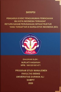 PENGARUH EVENT PENGUMUMAN PEMINDAHAN IBU KOTA INDONESIA TERHADAP ETUN SAHAM PERUSAHAAN INFRASTRUKTUR YANG TERDAFTAR DI BURSA EFEK INDONESIA (BEI)