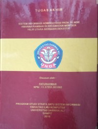 SISTEM INFORMASI ADMINISTRASI PADA TK NOR AMANAH RAMBAN DI KECAMATAN MENTAYA HILIR UTARA BERBASIS DESKTOP