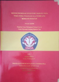 SISTEM INFORMASI INVENTORY BARANG TOKO INDRA WIJAYA KUALA PEMBUANG BERBASIS DESKTOP