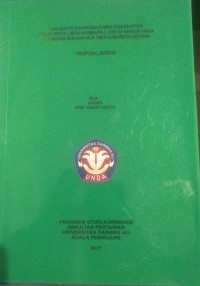 ANALISIS POLA KONSUMSI RUMAH TANGGA PETANI PISANG KAPOK (MUSA ACUMINATA L) DI DESA BANDUNG HARJA KECAMATAN SERUYAN HILIR TIMUR KABUPATEN SERUYAN
