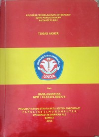 APLIKASI PEMBELAJARAN INTERAKTIF IQRA MENGGUNAKAN ANIMASI PLASH