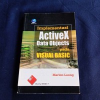 IMPLEMENTASI ACTIVEX DATA OBJECTS PADA VISUAL BASIC