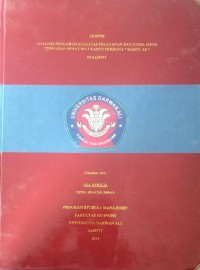 ANALISIS PENGARUH KUALITAS PELAYANAN DAN CITRA MERK TERHADAP MINAT BELI KARTU PERDANA AS DI SAMPIT