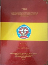 PENGARUH PERSEPSI KARAKTERISTIK KONSELOR DAN PERSEPSI EFEKTIVITAS LAYANAN KONSELING INDIVIDUAL TERHADAP MINAT BERKONSULTASI PADA SISWA SMA