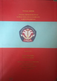 ANALISIS TREND PENDAPATAN BANDAR UDARA KUALA PEMBUANG KABUPATEN SERUYAN
