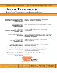 Image of Jurnal Transportasi Forum Studi Transportasi Antar-Perguruan Tinggi
