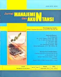 Image of Jurnal MANAJEMEN dan AKUNTANSI