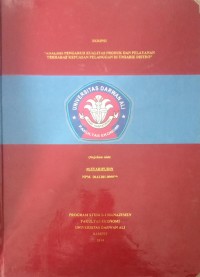 ANALISIS PENGARUH KUALITAS PRODUK DAN PELAYANAN TERHADAP KEPUASAN PELANGGAN DI UMIABIE DISTRO