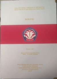ANALISIS TANAH TIMBUNAN DI KECAMATAN SERUYAN HILIR DAN SERUYAN HILIR TIMUR