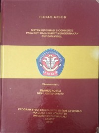 SISTEM INFORMASI E-COMERCE PADA ROTI RAJA SAMPIT MENGGUNAKAN PHP DAN YSQL