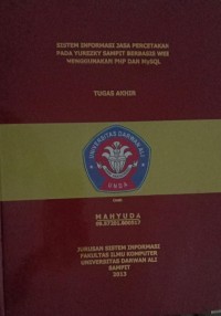 SISTEM INFORMASI JASA PERCETAKAN PADA YUREZKY SAMPIT BERBASIS WEB MENGGGUNAKAN PHP DAN MYSQL