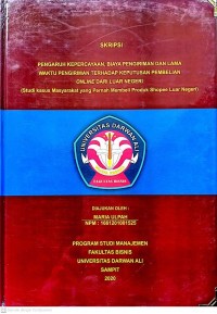 PENGARUH KEPERCAYAAN, BIAYA PENGIRIMAN DAN LAMA WAKTU PENGIRIMAN TERHADAP KEPUTUSAN PEMBELIAN ONLINE DARI LUAR NEGERI (Studi kasus Masyarakat yang Pernah Membeli Produk Shopee Luar Negeri)