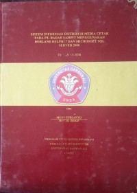 SISTEM INFORMASI DISTRIBUSI MEDIA CETAK PADA PT RADAR SAMPIT MENGGUNAKAN BORLAND DELPHI 7 DAN MICROSOFT SQL SERVER 2000
