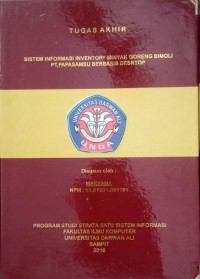 SISTEM INFORMASI INVENTORY MINYAK GORENG BIMOLI PT PAPASAMSU BERBASIS DESKTOP