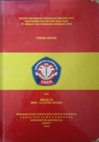SISTEM INFORMASI PENJUALAN METODE FIFO DAN PEMBELIAN METODE EOQ PADA PT BERKAT BUDI BERSAMA BERBASIS WEB