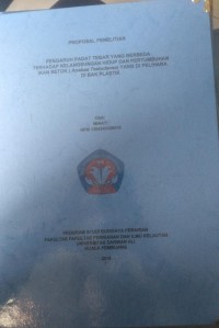 PENGARUH PADAT TEBAR YANG BERBEDA TERHADAP KELANGSUNGAN HIDUP DAN PERTUMBUHAN IKAN BETOK (ANABAS TESTUDINEUS BLOCH) YANG DI PELIHARA DI BAK PLASTIK