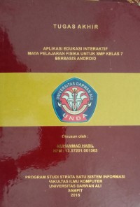 APLIKASI EDUKASI INTERAKTIF MATA PELAJARAN FISIKA UNTUK SMP KELAS 7 BERBASIS ANDROID