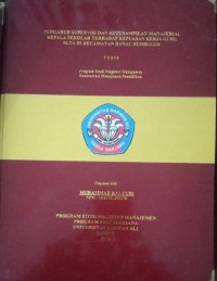 PENGARUH SUPERVISI DAN KETERAMPILALN MANAJERIAL KEPALA SEKOLAH TERHADAP KEPUASAN KERJA GURU SLTA DI KECAMATAN DANAU SEMBULUH