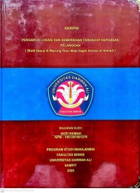 PENGARUH LOKASI DAN KEBERSIHAN TERHADAP KEPUASAN PELANGGAN ( Studi kasus di Warung Telur Mata Gajah Amrozi di Sampit)