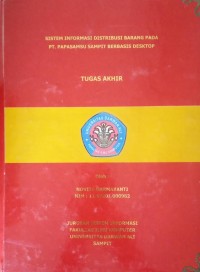 SISTEM INFORMASI DISTRIBUSI BARANG PADA PT PAPASAMSU SAMPIT BERBASIS DESKTOP