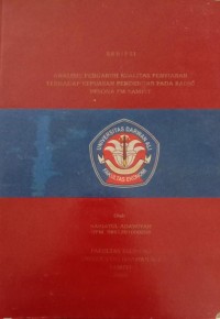 ANALISIS PENGARUH KULITAS PENYIARAN TERHADAP KEPUASAN PENDENGAR PADA RADIO PESONA FM SAMPIT