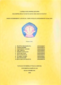 Image of LAPORAN KELOMPOK KKN-PPM KELOMPOK DESA TANJUNG HANAU KECAMATAN HANAU