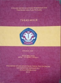 EVALUASI SISTEM AKUNTANSI PENERIMAAN KAS PADA BANDAR UDARA KUALA PEMBUANG