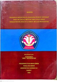 PENGARUH HARGA DAN KELENGKAPAN PRODUK TERHADAP MINAT BELANJA DI MENTARI SWALAYAN DIMANA KEMUDAHAN BELANJA DI ALFAMART MENJADI MODERATING